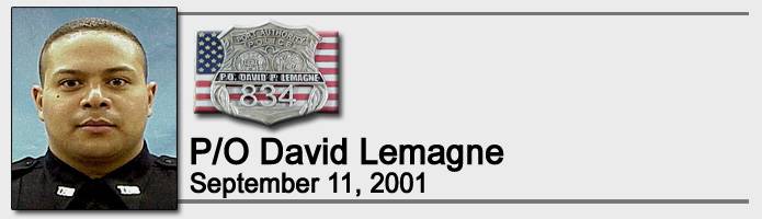 Picture of Officer David Lemagne with information